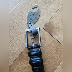 Joseph Abboud 38" Black Leather Belt